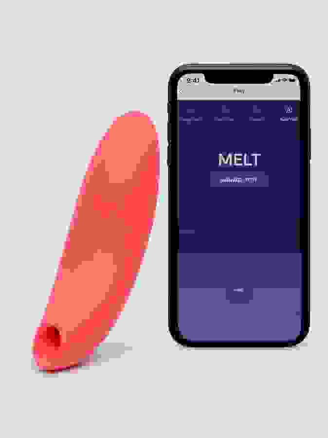 We-Vibe Melt App Controlled Rechargeable Clitoral Stimulator, Pink, hi-res